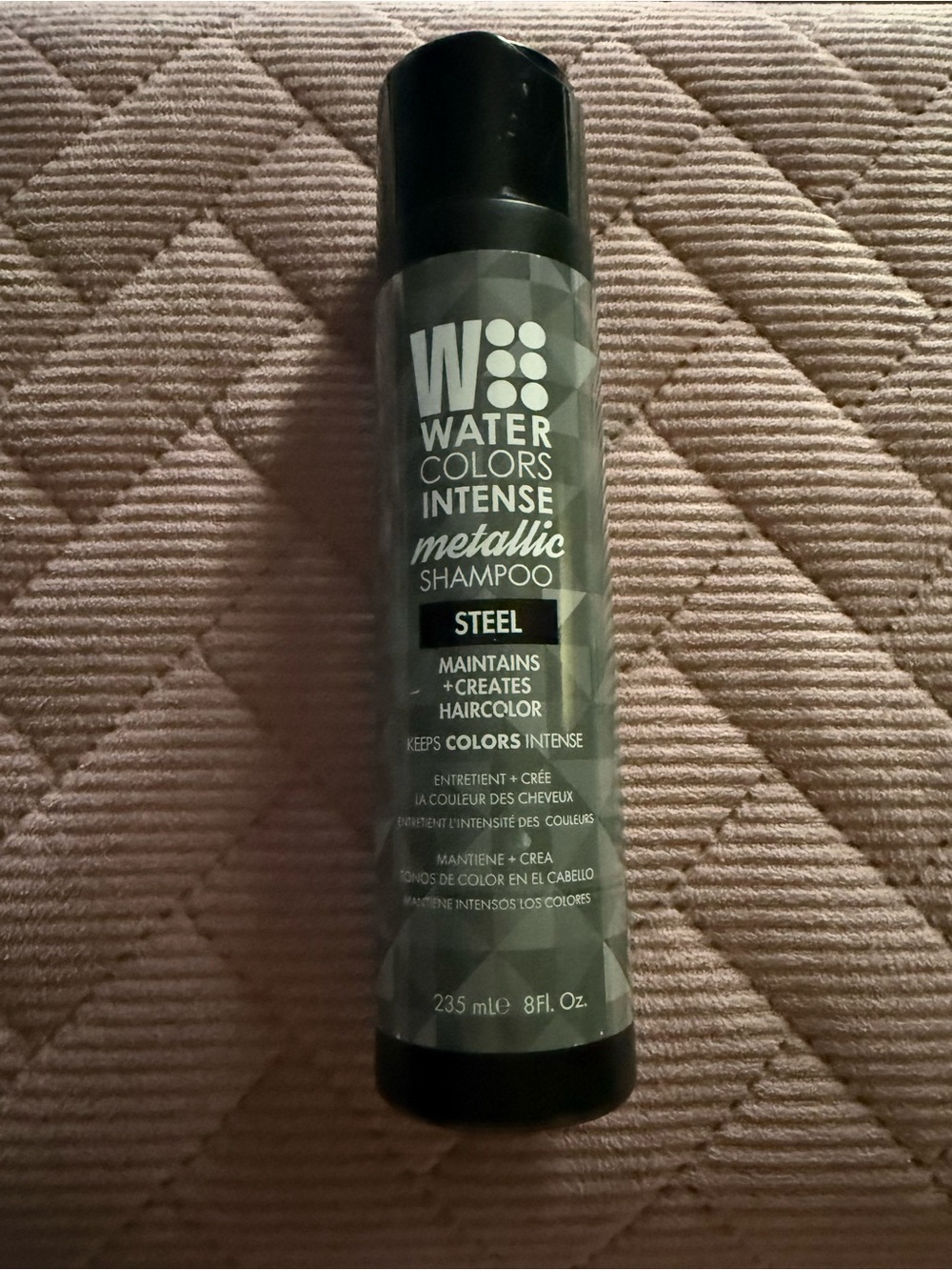 1/2 of bottle - W7 Water Colors Intense Metallic Shampoo - Steel